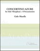 Concertino Azure Solo Vibraphone and Percussion Ensemble cover
